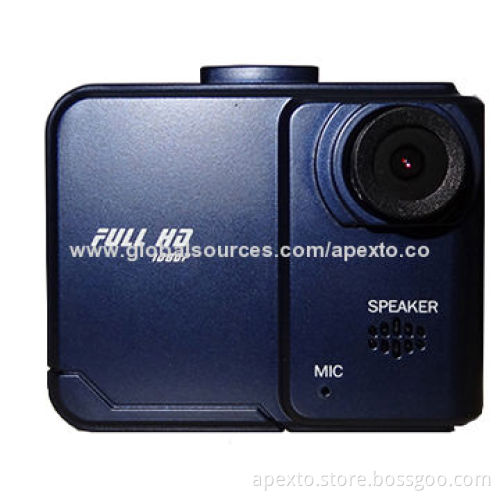 New Fashionable Design HD 1,080P Vehicle DVR Camera, AIT Solution w/G-sensor, 2.0-inch LCD Screen